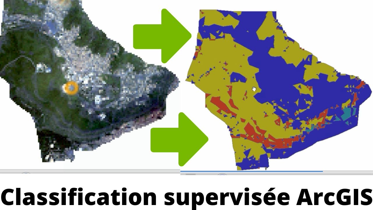 Classification supervisée dans ArcGIS: Carte d'occupation du sol.