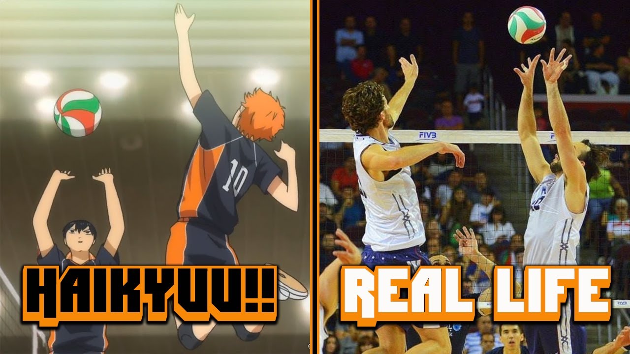 HAIKYUU IN REAL LIFE!!