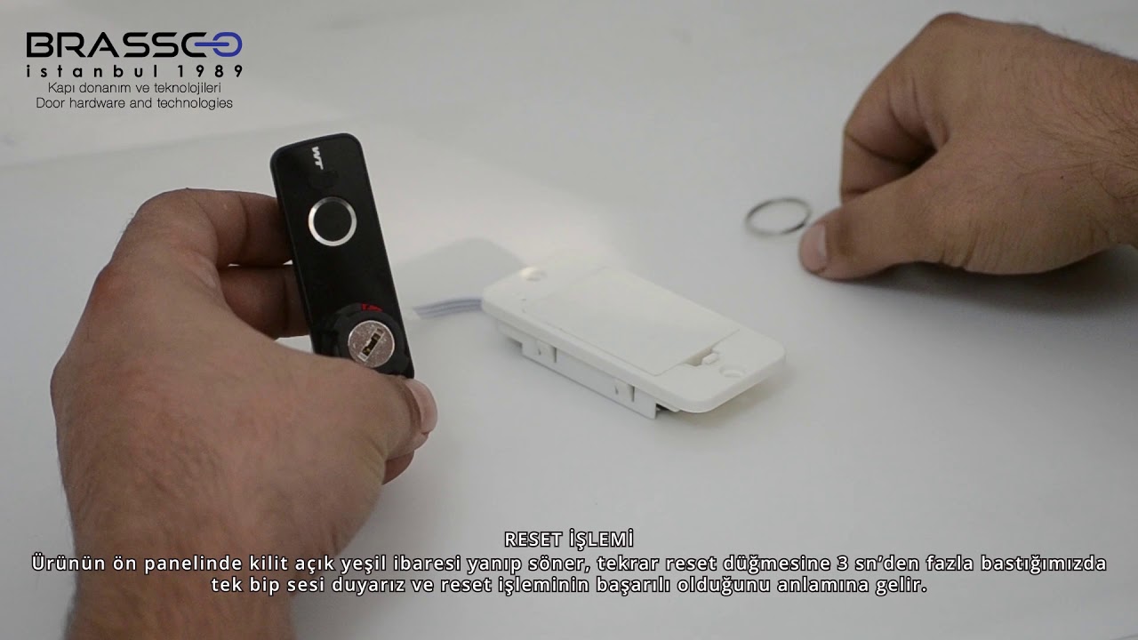 Artes Brassco CK 101 Parmakizli &Ccedil;ekmece Kilidi