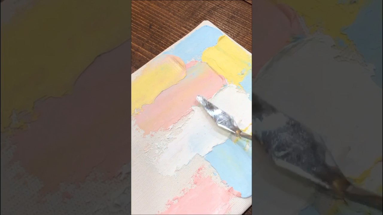 Texture Art | Texture Painting on Canvas 🎨 🖌️ 👩‍🎨  