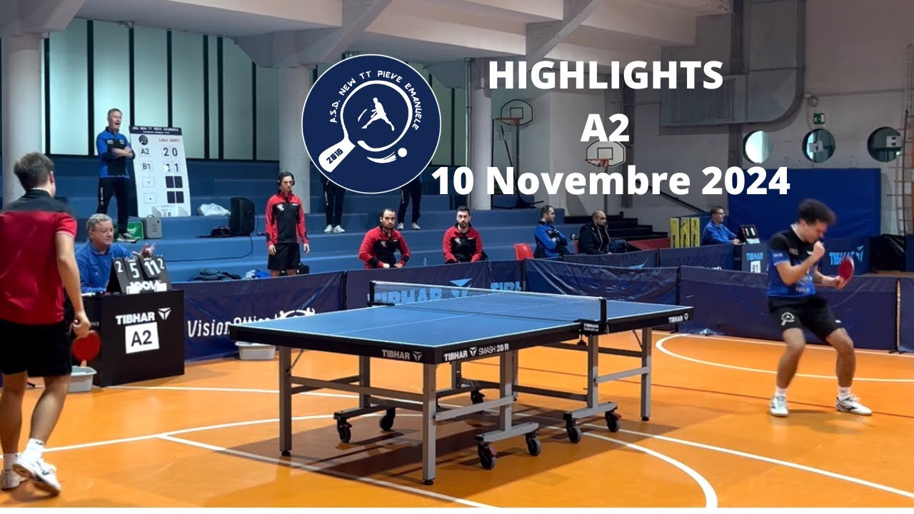 A2 Highlights 24/25 - ASD New TT Pieve Emanuele vs TT Torino - 10/11/24