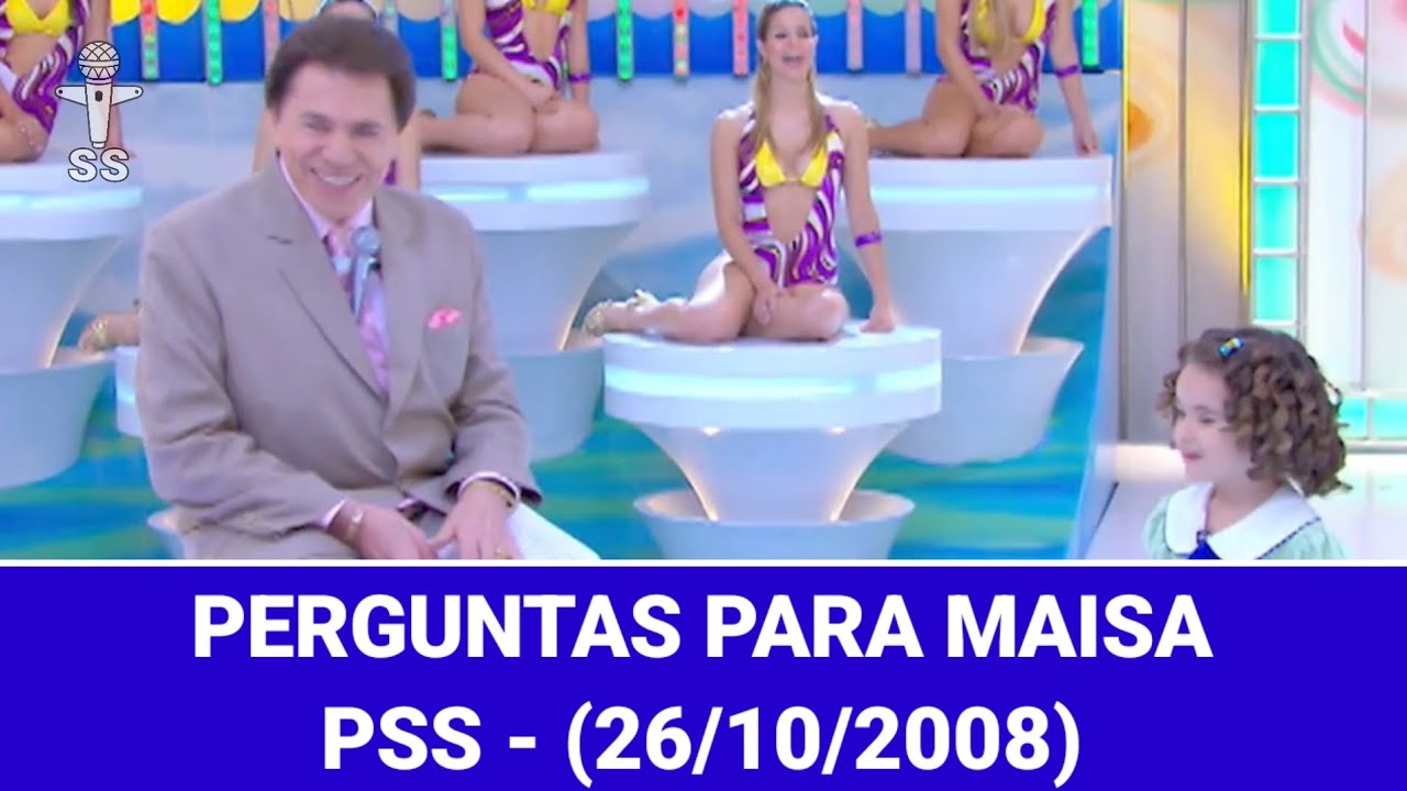 Perguntas para Maisa - Programa Silvio Santos (26/10/2008)