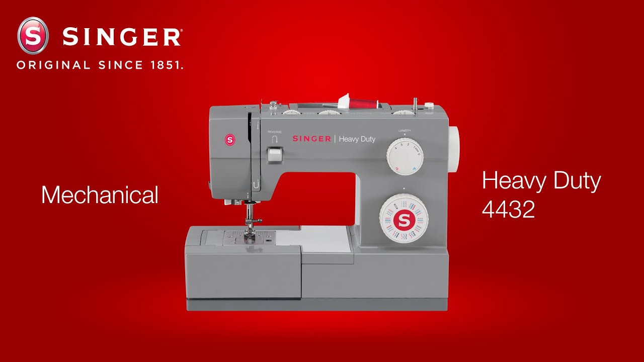 Spesifikasi Mesin Jahit SINGER® Heavy Duty 4432