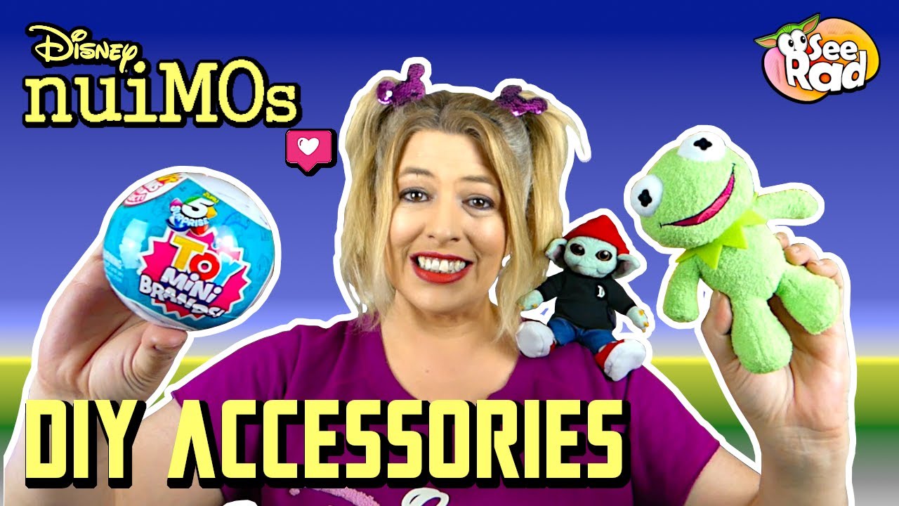 SURPRISE MINI BRANDS UNBOXING - How To Turn Them Into Disney NuiMOs Accessories + NEW Kermit NuiMo