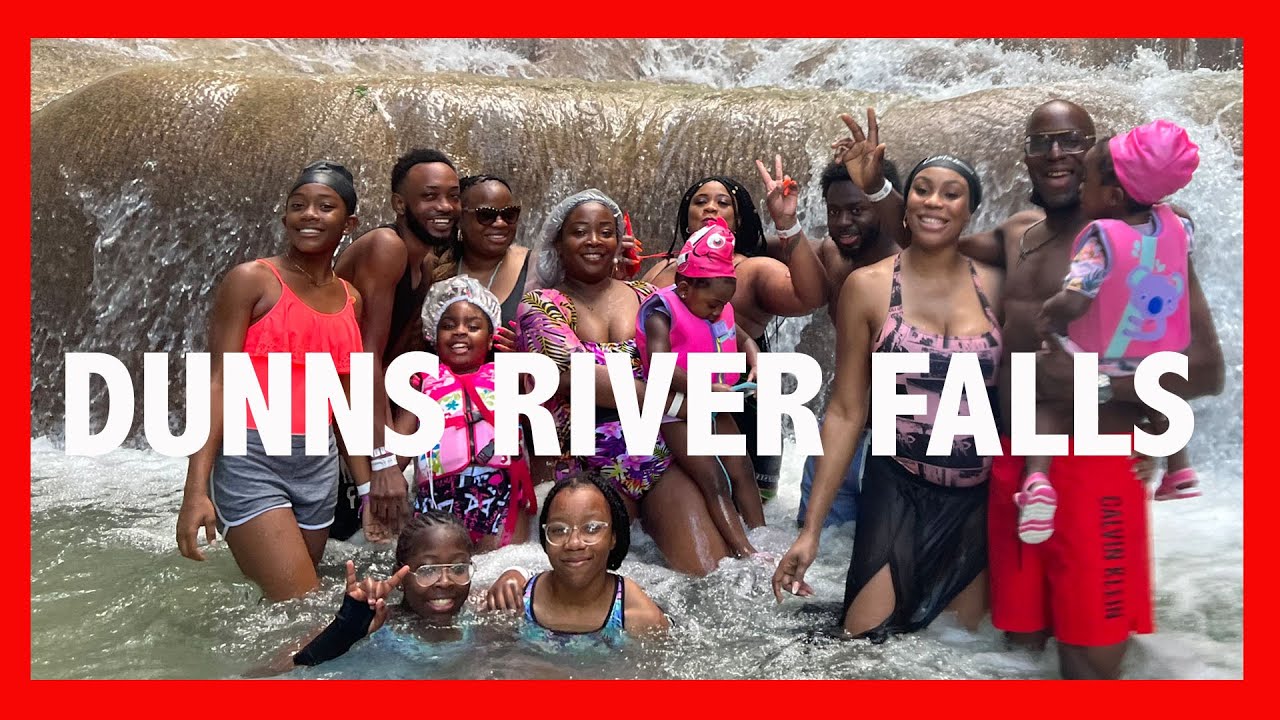 JAMAICA TRAVEL VLOG 2021/22 EP.3 DUNN'S RIVER FALL | OCHO RIOS | FAMILY VLOG