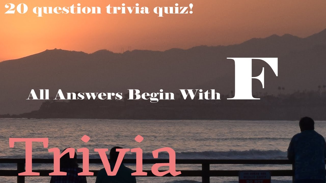 Answers that Begin with 