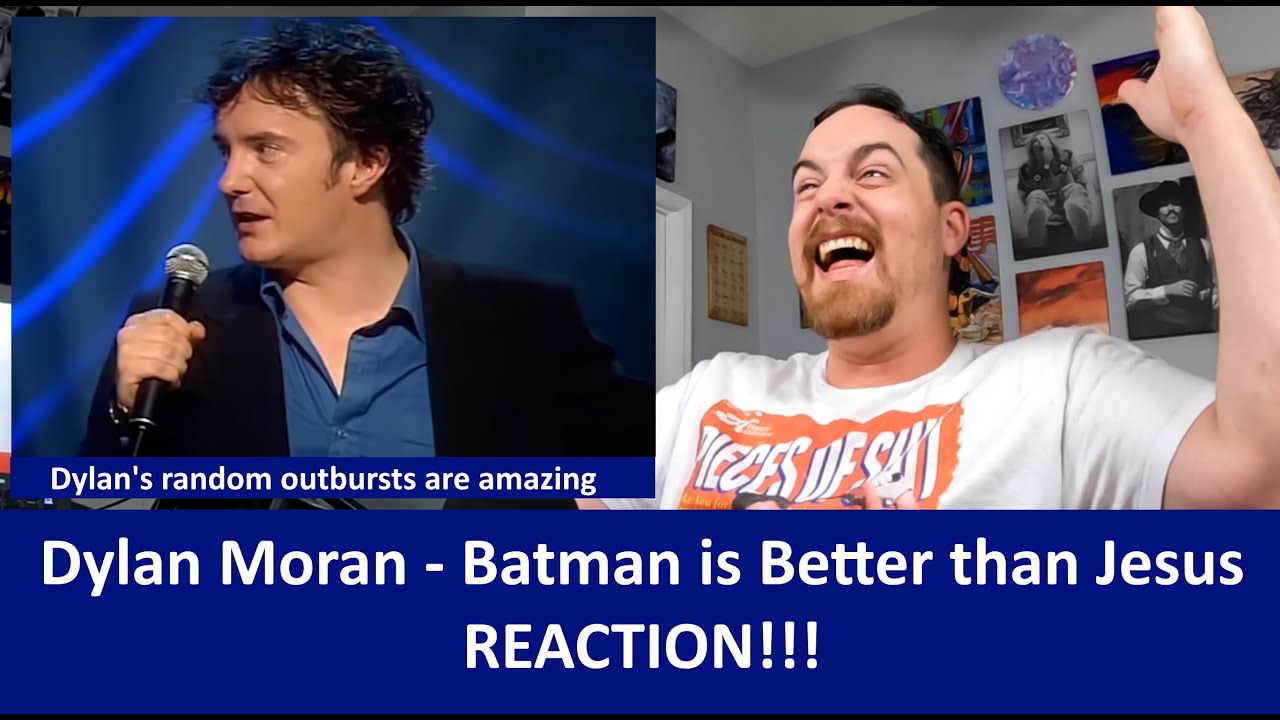 American Reacts DYLAN MORAN On Why Batman Is Better Than Jesus REACTION