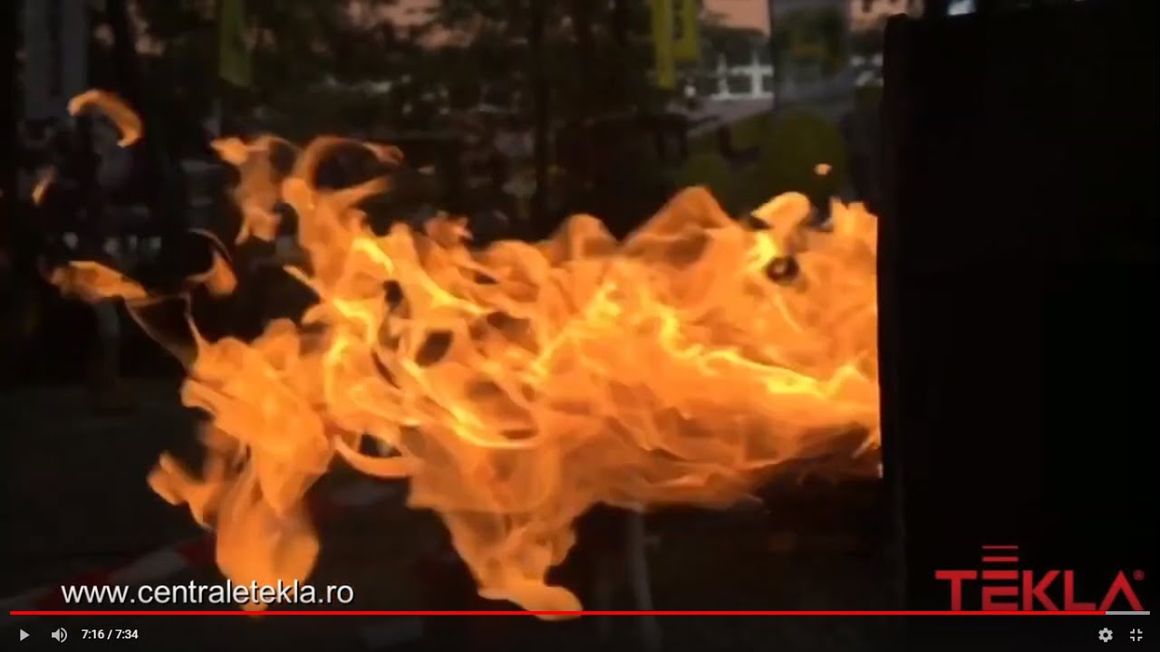 Prezentare arzător peleți cu grătar mobil - Tekla Fireblast II