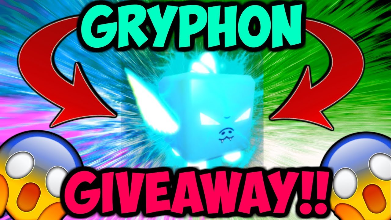 GRYPHON GIVEAWAY!! SECRET PET FOR FREE!! (Bubble Gum Simulator Roblox)