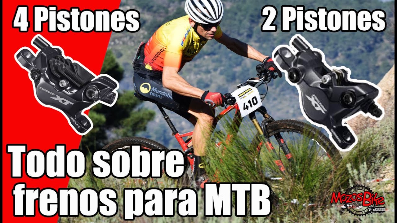 Frenos MTB ¿2 o 4 Pistones ❓
