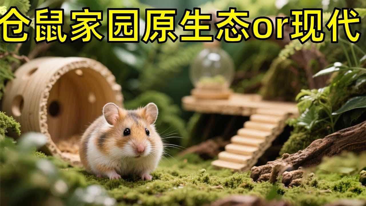 沉浸式养仓鼠！打造既原始又现代的仓鼠笼，猜猜仓鼠会更喜欢哪一个呢？ #仓鼠 #宠物 #动物圈