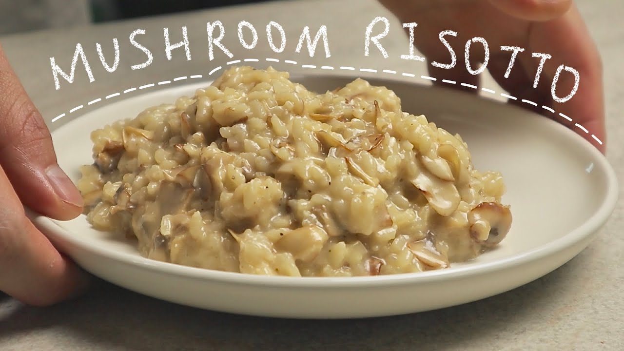 크리미한 버섯 리조또 만들기 / Risotto ai Funghi