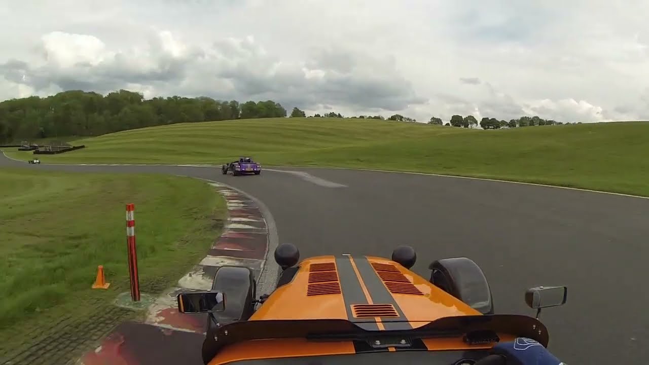 Caterham 420R at Cadwell Park - Follow & Lead with Noel