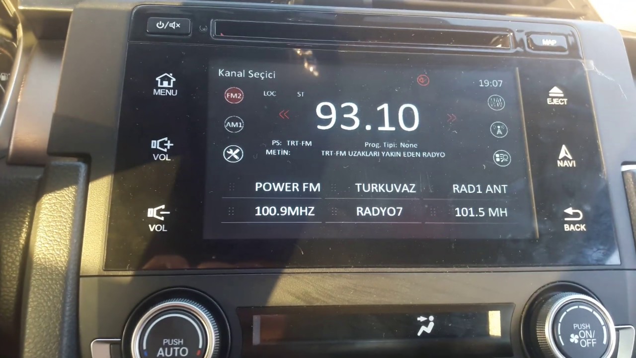Honda Civic 2018 Eco Elegance Multimedia Sistemi Kullanımı ve İncelemesi