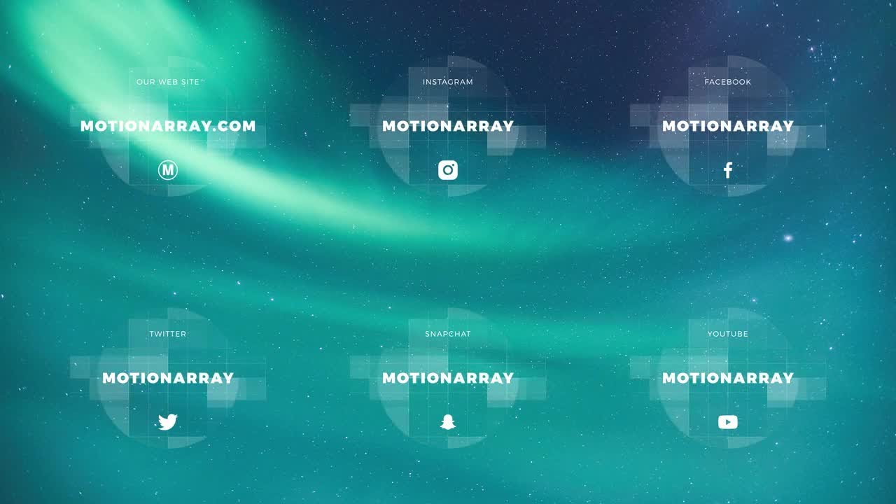 6 Corporate & Social Media Logo Reveals After Effects Templates
