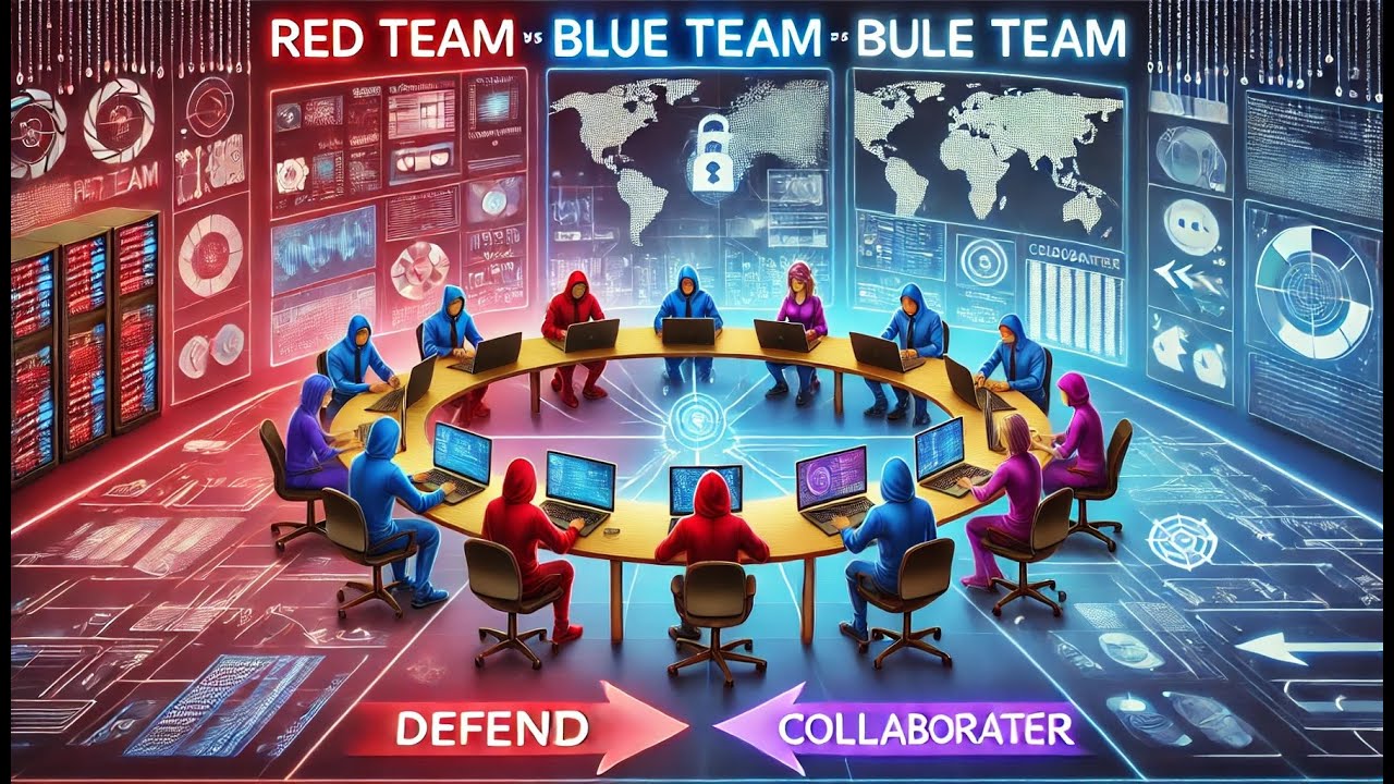 Red Team Blue Team and purple Team The Ultimate Cybersecurity Framework