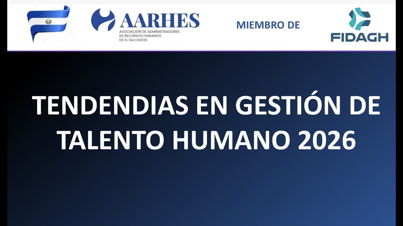 TENDENCIAS EN GESTIÓN DEL TALENTO HUMANO 2026 – Conversatorio Virtual Internacional