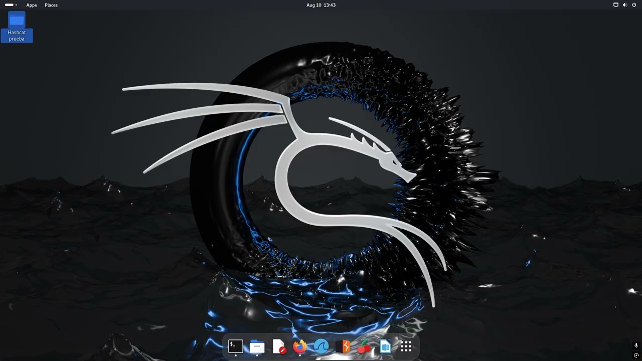 Uso básico de la herramienta Hashcat en Kali Linux