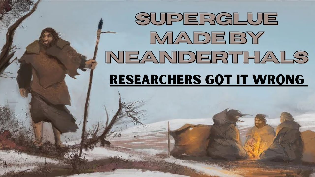 NEANDERTHAL Glue Works So Well #primitivetechnology #bushcraft #survival #neanderthal #stonetools