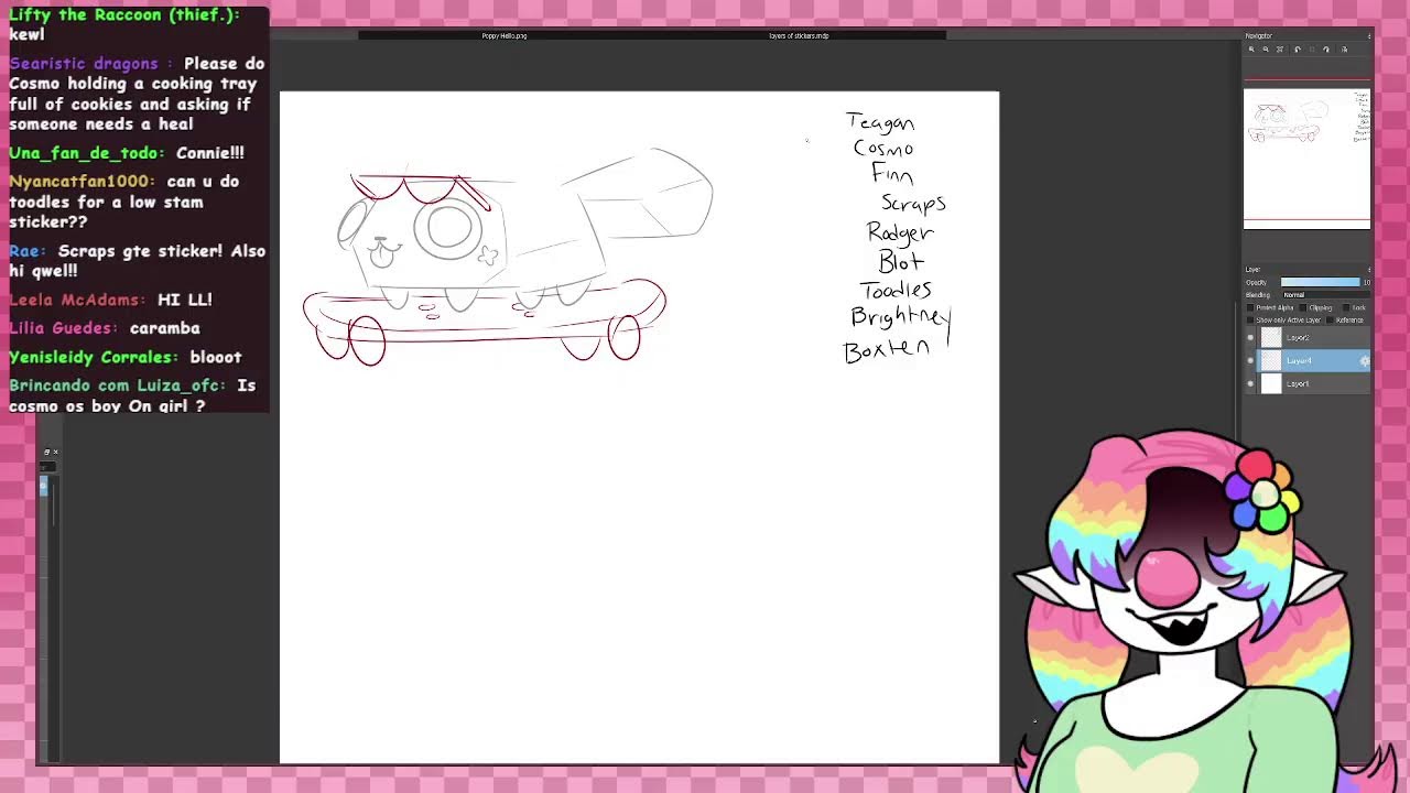 First Live Stream on YouTube! Drawing!