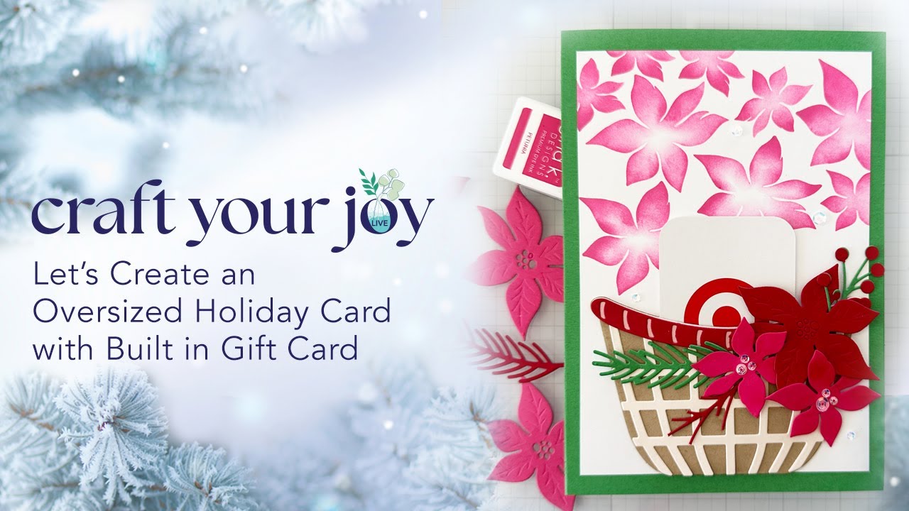 Holiday Series 2025: Oversized Holiday Cards with Gift Card + Gina K 12 Days of Christmas Box