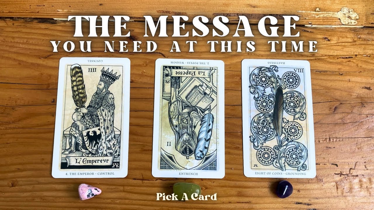 THE Message You Need At This Time!📩💫 *Timeless* Pick A Card | Tarot Reading