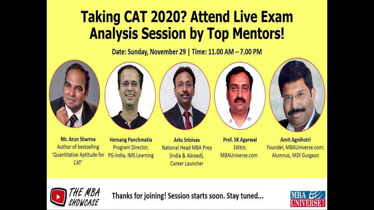CAT Analysis - India&rsquo;s Top CAT Experts (Career Launcher, IMS Learning)