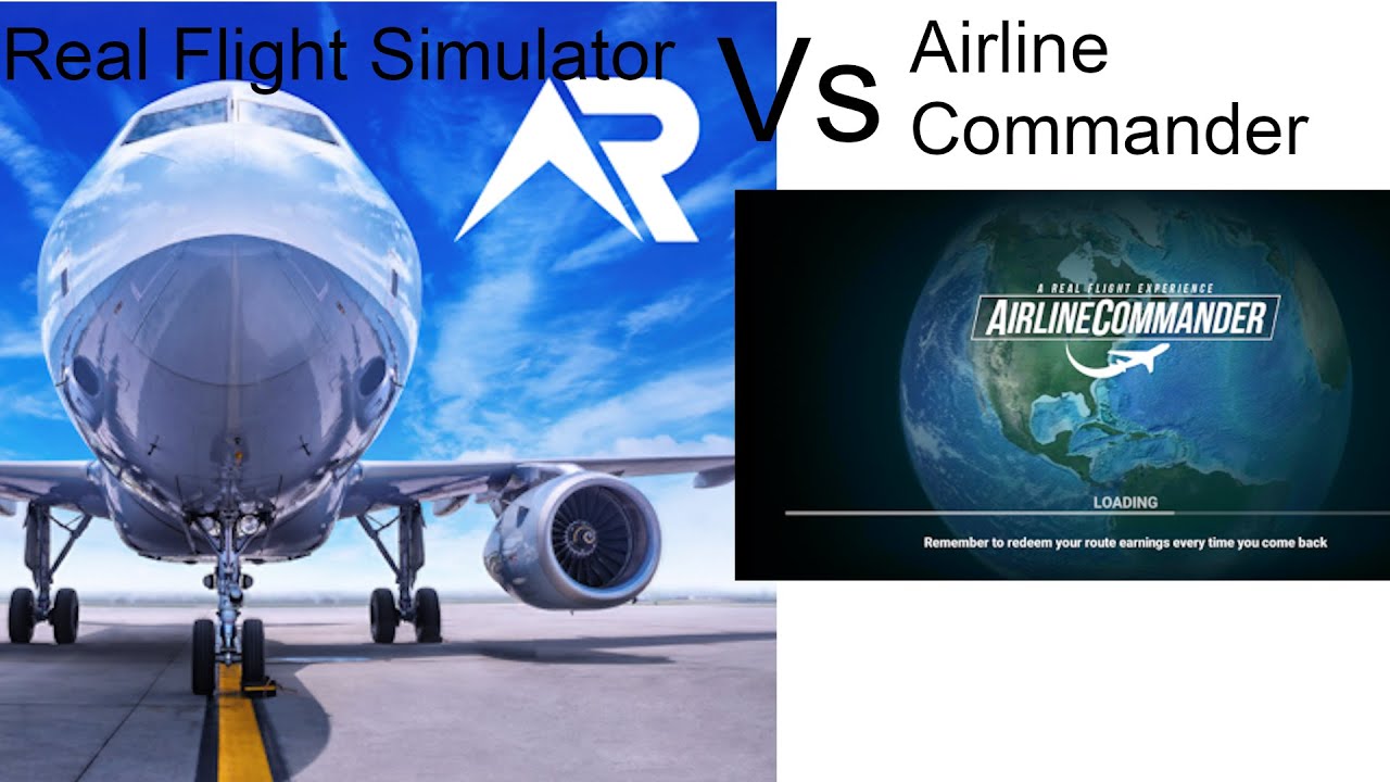 Airline Commander Vs Real Flight Simulator (IOS)