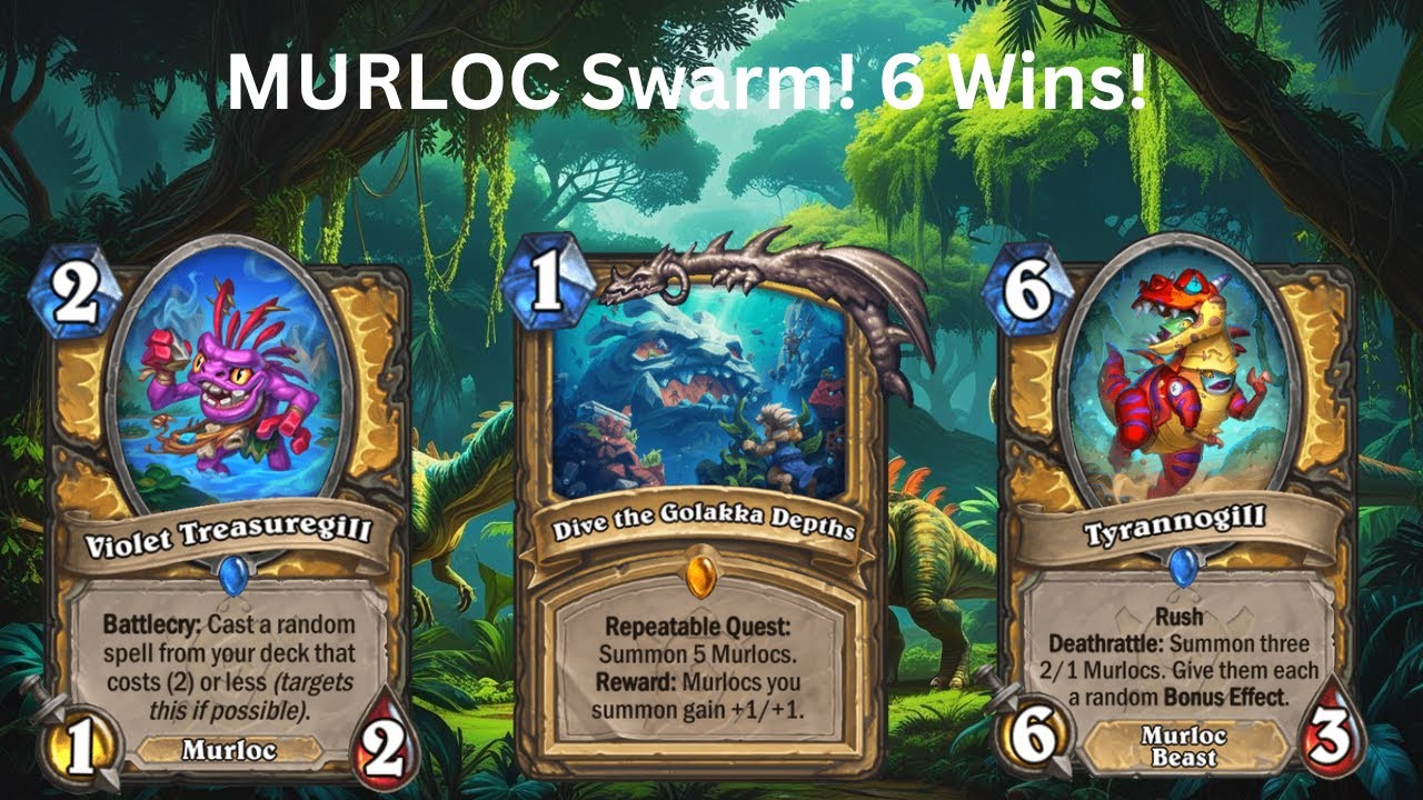 6-0 QUEST Murloc Paladin | Lost City of UnGoro Pre-release