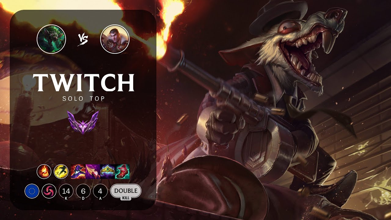 Twitch Top vs Jayce - EUW Master Patch 13.4