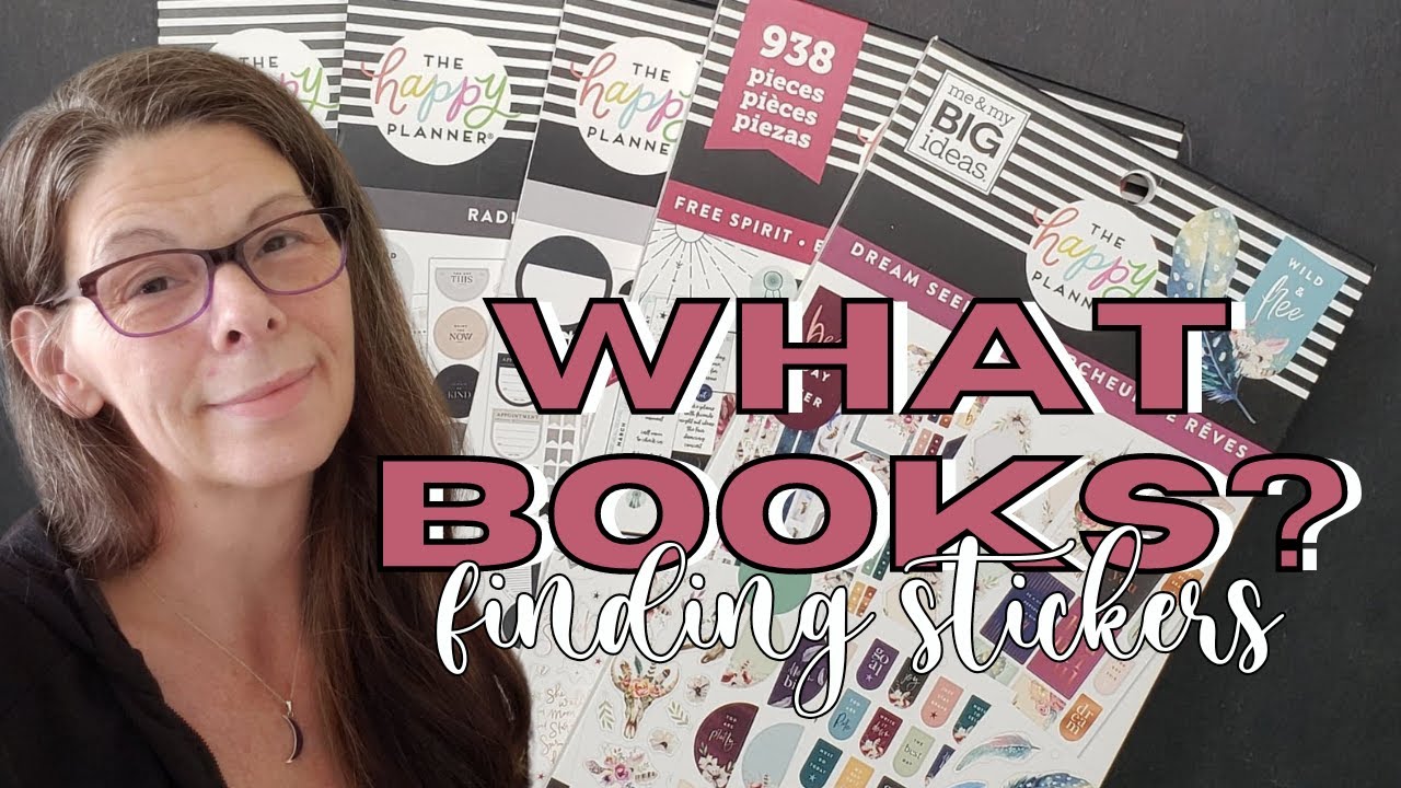 PAIRING HAPPY PLANNER STICKER BOOKS (what book goes with what)