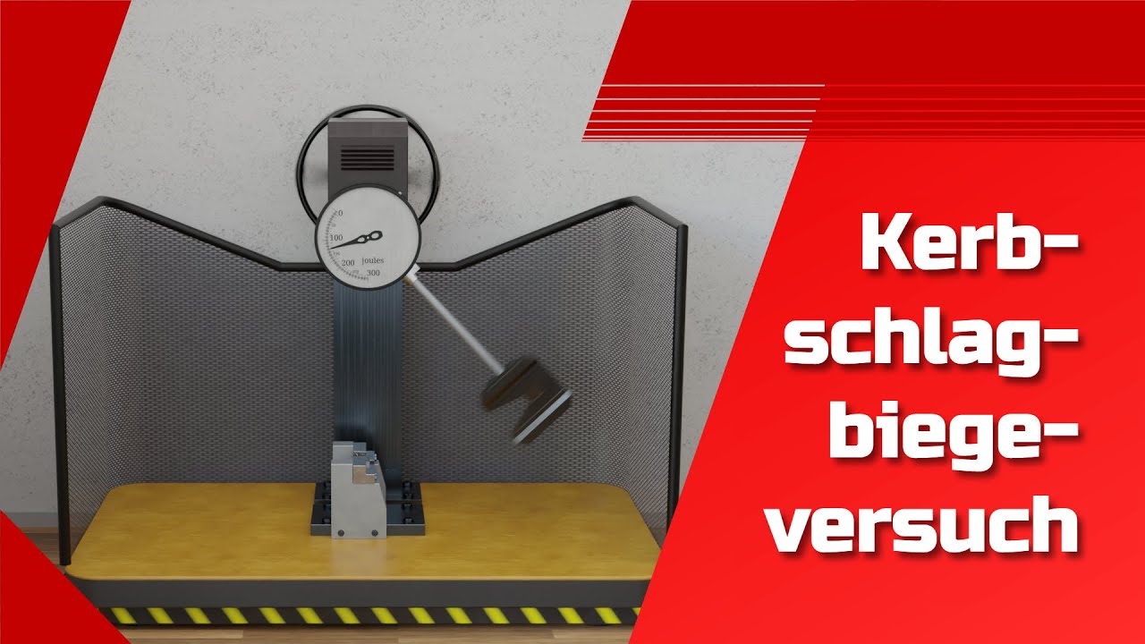 Kerbschlagbiegeversuch nach Charpy - Prüfung der Zähigkeit/Sprödigkeit