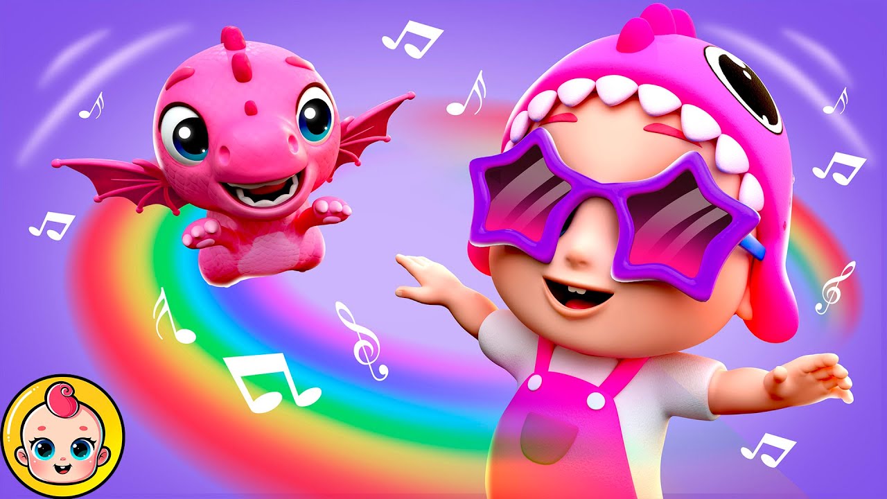 🦖 Funky Dino Freeze Dance | Hop on the Dino Bus! | BubbleeeKids - Best Nursery Rhymes Compilation🌟