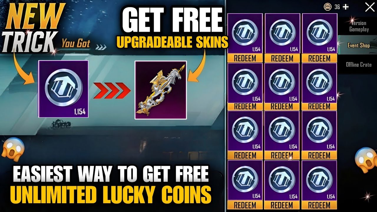 😱 Easy Way To Get Free Upgradeable P90 For Everyone | 3 Upgraded Gun In One Crate | Free Lucky Coins