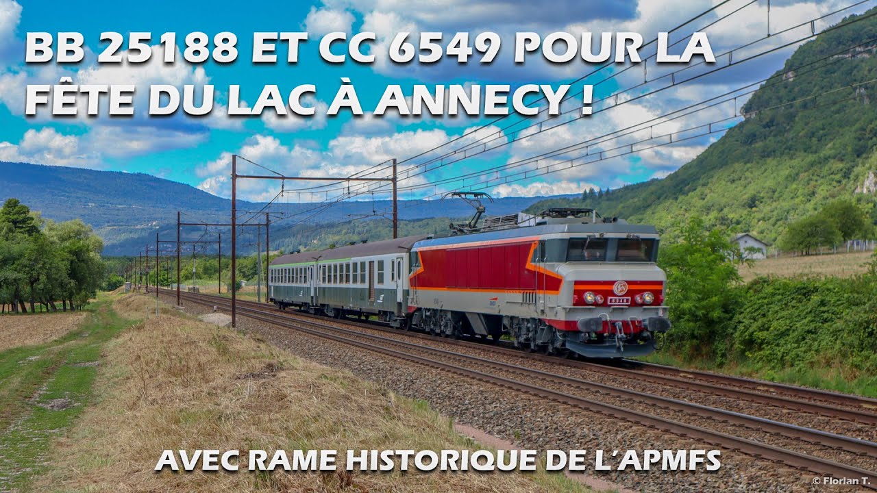 BB 25188 et CC 6549 de l'APMFS pour la f&ecirc;te du Lac &agrave; Annecy !