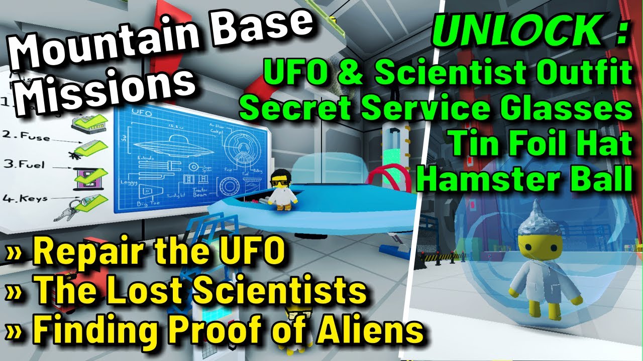 WOBBLY LIFE - Mountain Base Missions: REPAIR The UFO, The LOST SCIENTISTS, Finding PROOF OF ALIENS