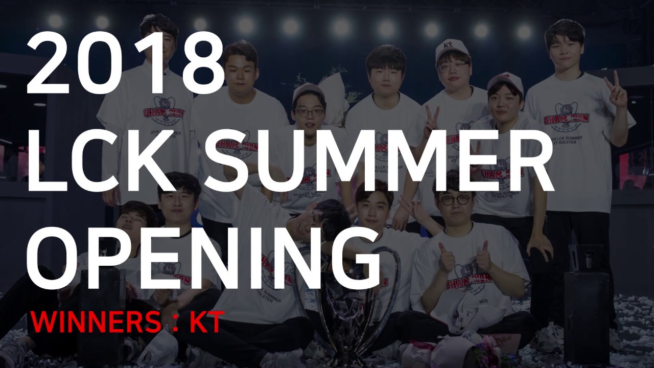 2018 롤챔스 서머 오프닝타이틀 곡 / 2018 LCK Summer Opening title song