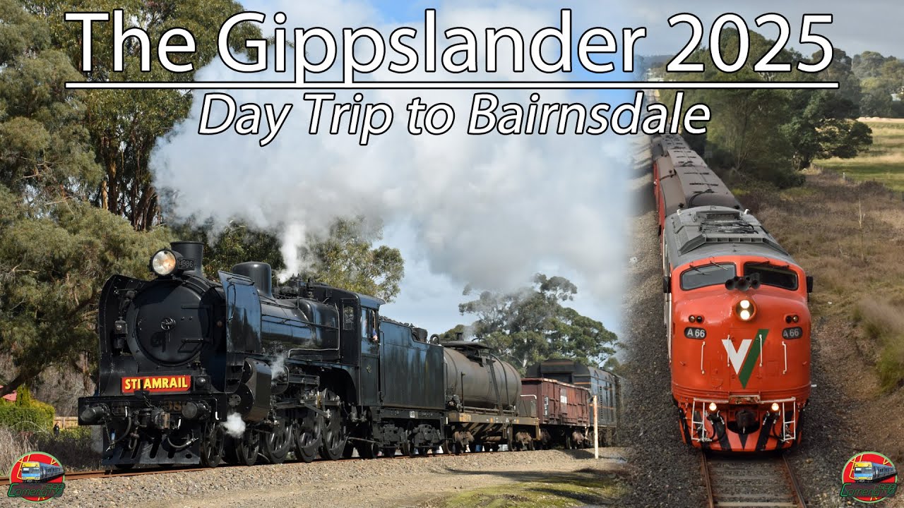 A2 & A Class Blasts to Bairnsdale | Steamrail - The Gippslander 2025 | A2986 & A66