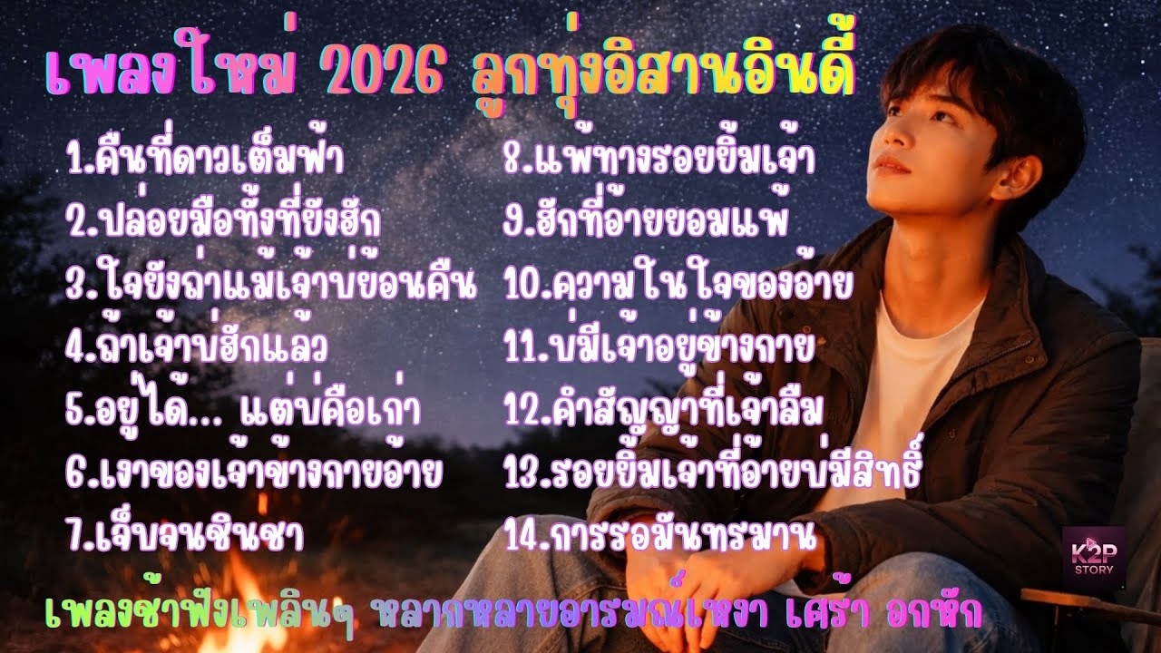 เพลงใหม่ 2026 ลูกทุ่งอิสานอินดี้ เพลงโดนใจ ฟังสบาย