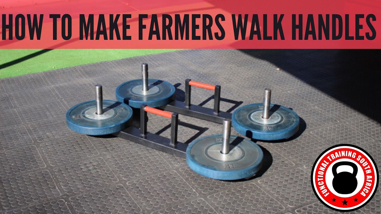 How to make farmer's walk handles | Strongman workout | Gym equipment |