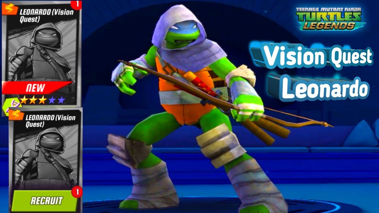 Vision Quest Turtles | Unlocking Leonardo:Tmnt[Teenage Mutant Ninja Turtles]Legends | How to get Leo