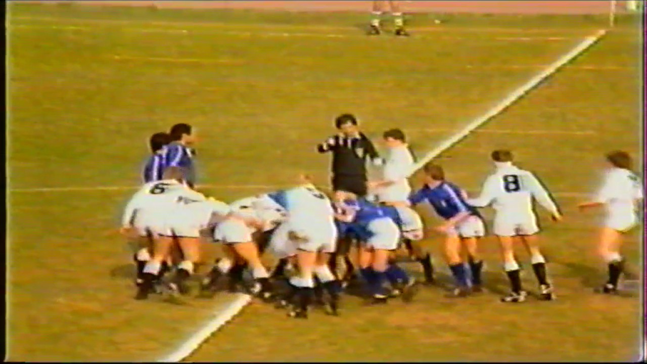 Rugby: England U16 v Italy U16  1986