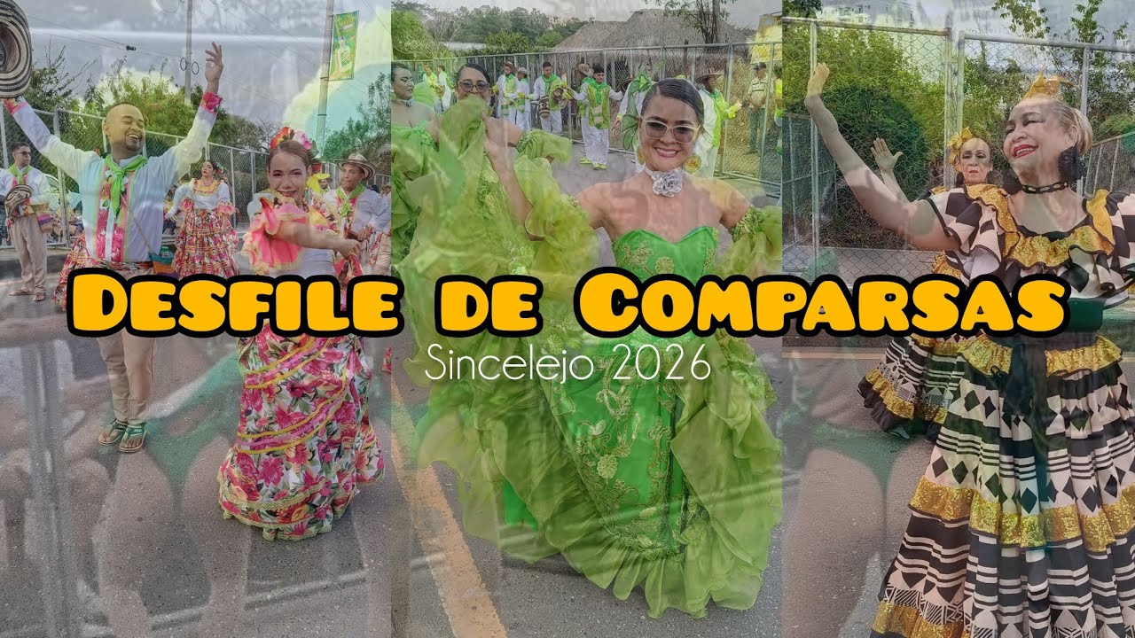 Desfile de Comparsas (Fiestas del 20 de Enero - Sincelejo - Sucre 2026)