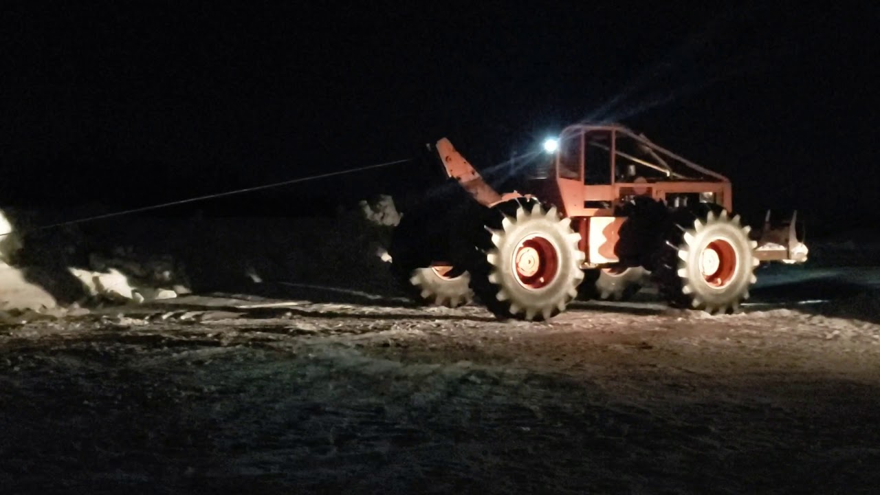 Timberjack Skidder Night Run.