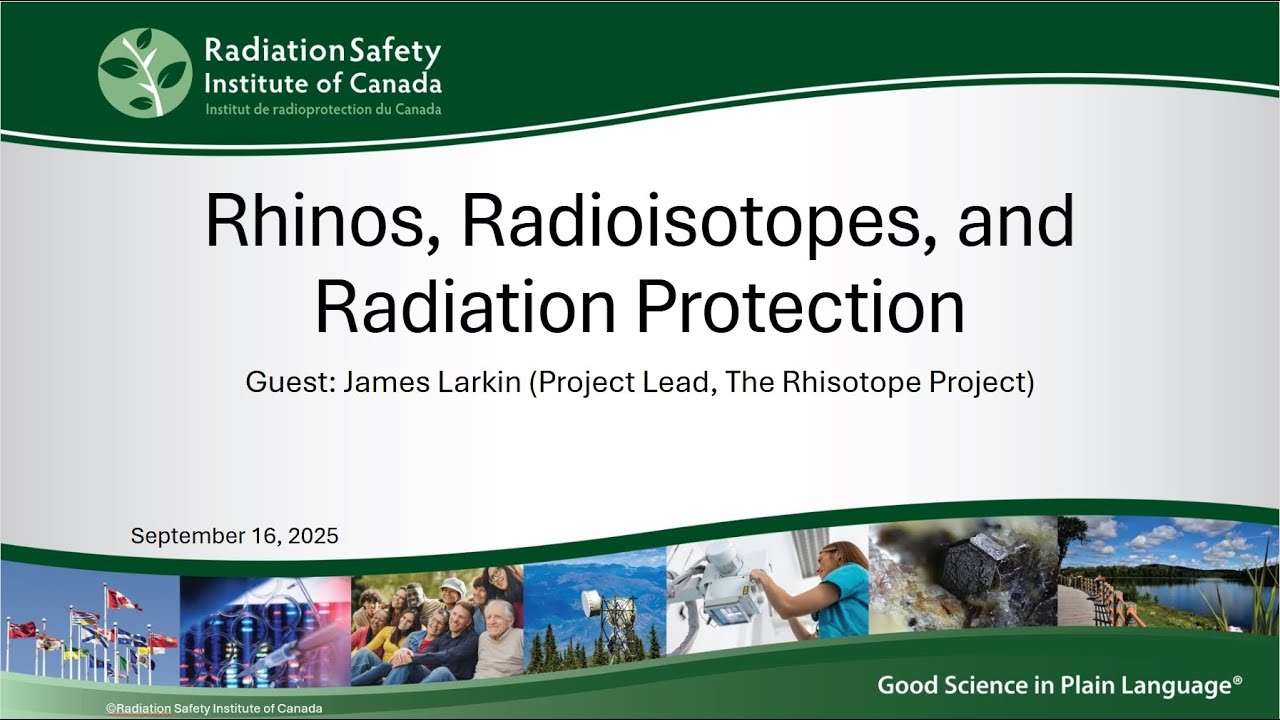 Rhinos, Radioisotopes, and Radiation Protection