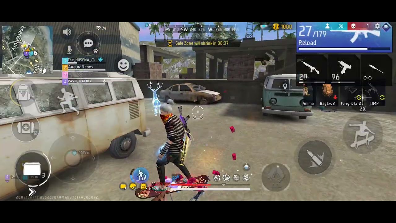 Funny Gameplay with friends in Kannada #free fire 