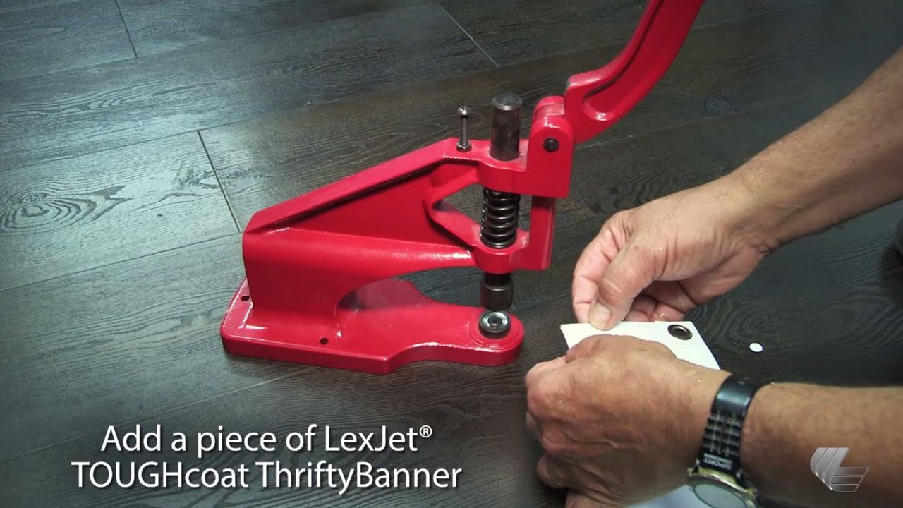 Installing Grommets in Banner Material