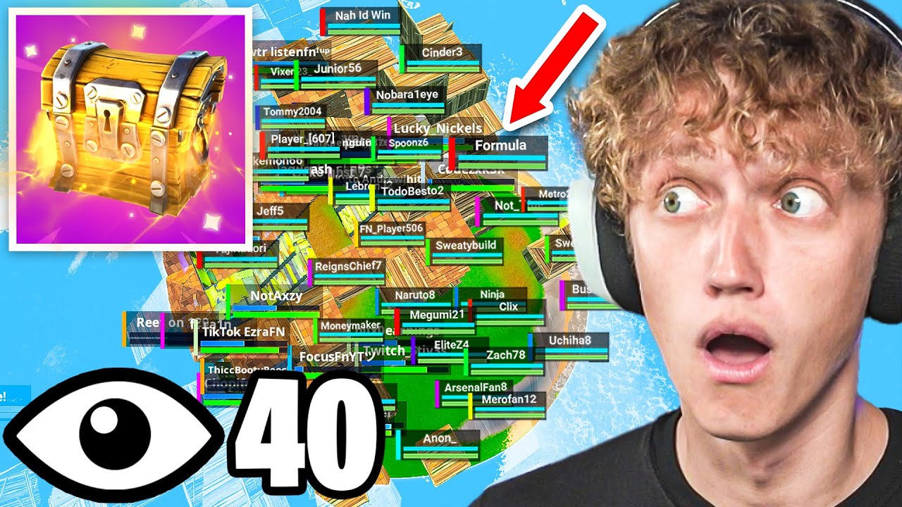 I Hosted A ONE CHEST Only Tournament In Fortnite Reload! (Unreal)