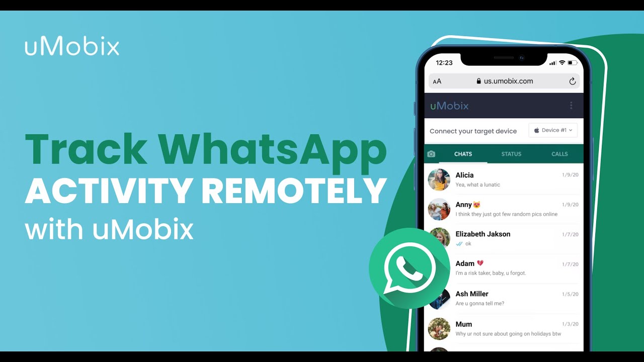 Track WhatsApp activity remotely