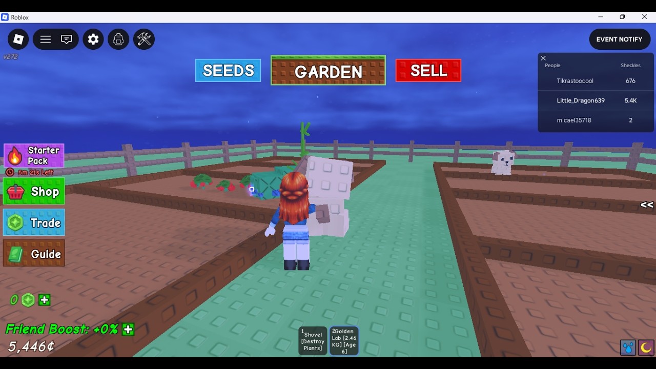 Grow a Garden – Starting My Dream Farm! 🌱✨| เริ่มต้นสร้างฟาร์มในฝันของโอเปิลเอง! 🌱✨